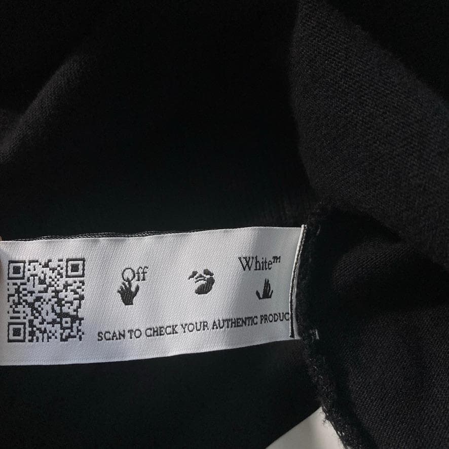 【希少/大人気】オフホワイト グラフィックアロー ブラック XL相当 正規品