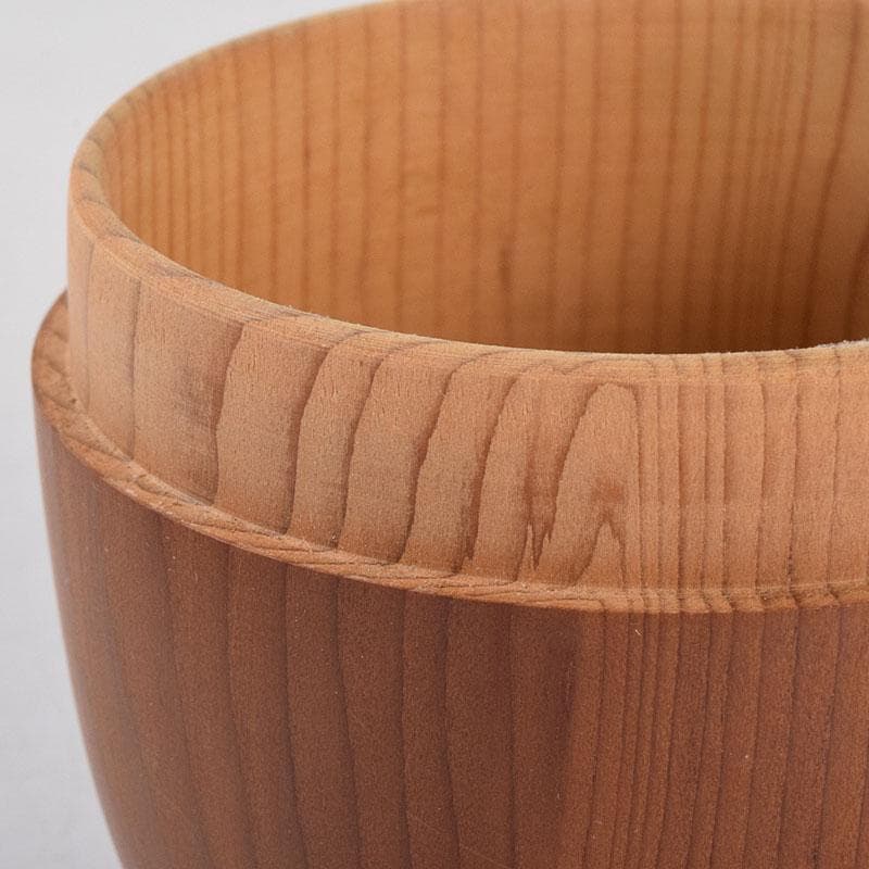 茶道具　飛騨一位一刀彫　十代　飛騨甚五郎　村山群鳳作　棗　共箱　V　8778