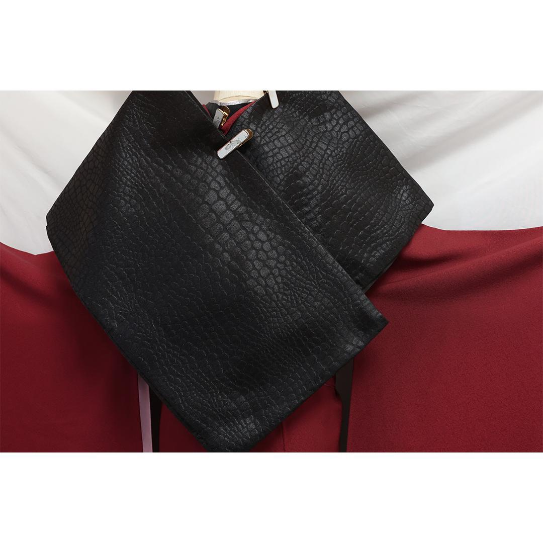 s◆ 振袖5点セット ◆赤系 丈165cm無地正絹帯新品帯締め MI81