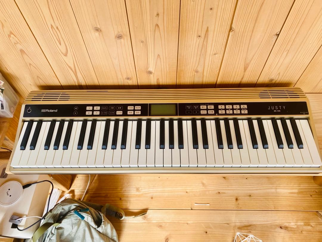 美品 Roland JUSTY HK-100 ゴールド 61鍵