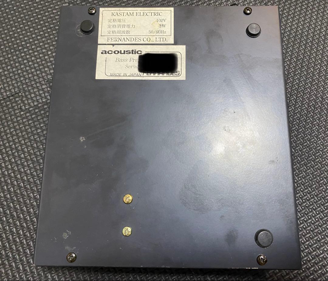 acoustic J-BOX ベース用プリアンプ
