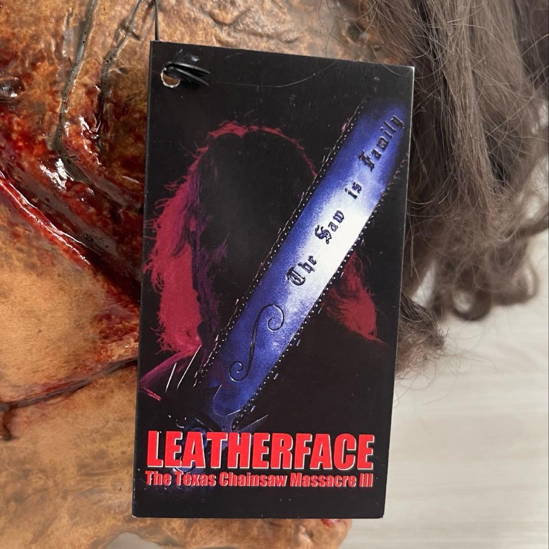 【新品未使用】悪魔のいけにえ マスク 仮面 被り物 ヘッド レザーフェイス