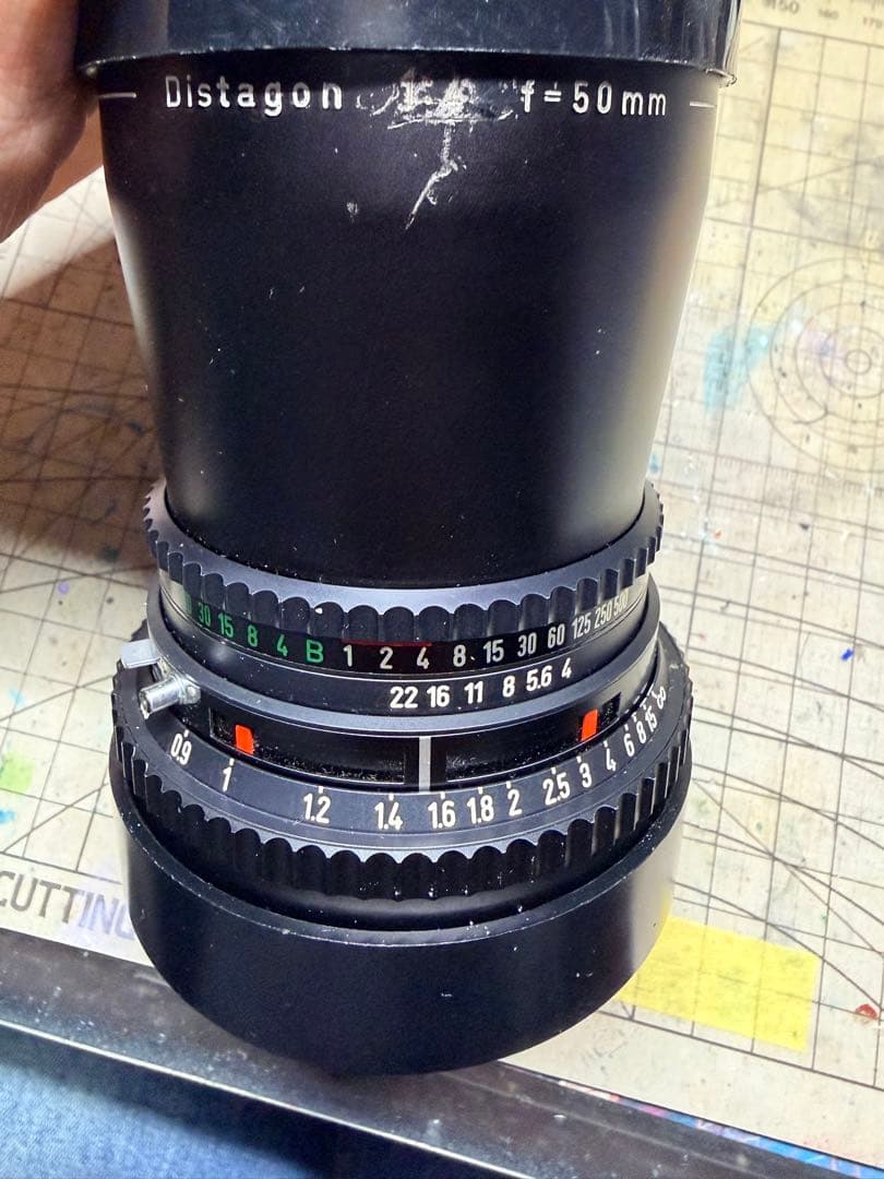 ハッセルブラッド ディスタゴン50mm F4 T* ブラック フィルター　付き
