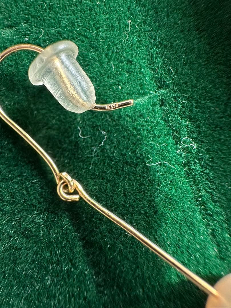 k18パールピアス☆8㎜☆伊勢志摩アコヤ真珠