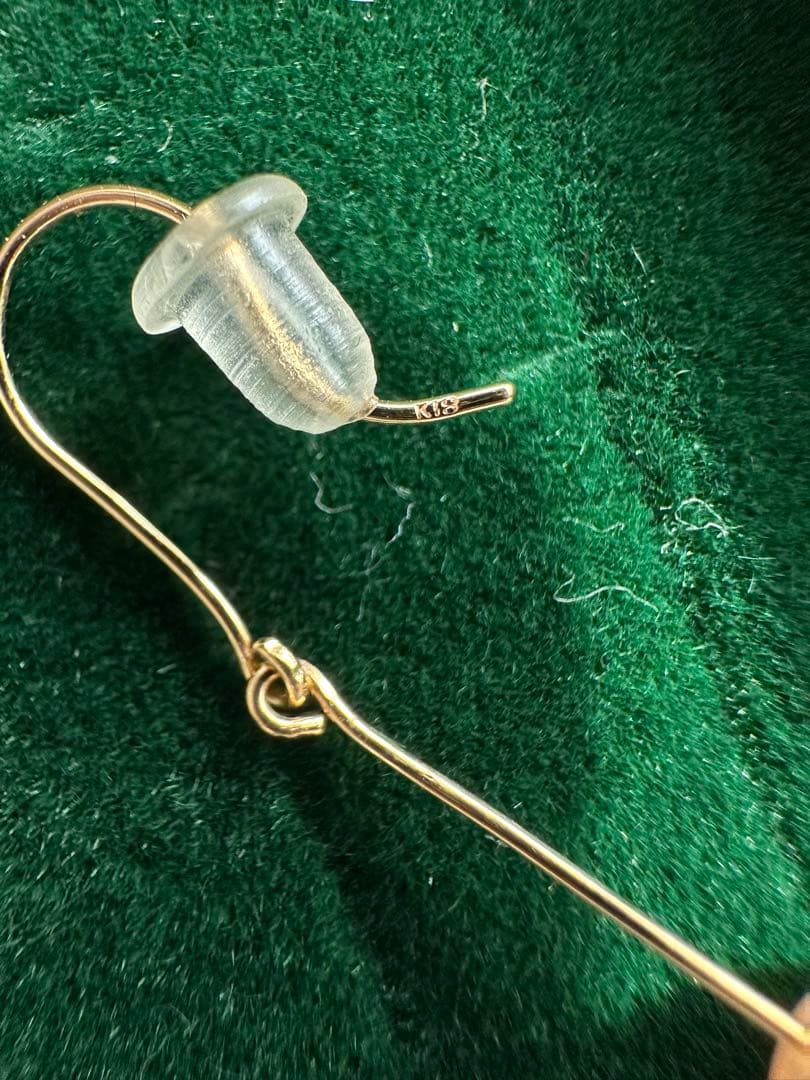 k18パールピアス☆8㎜☆伊勢志摩アコヤ真珠