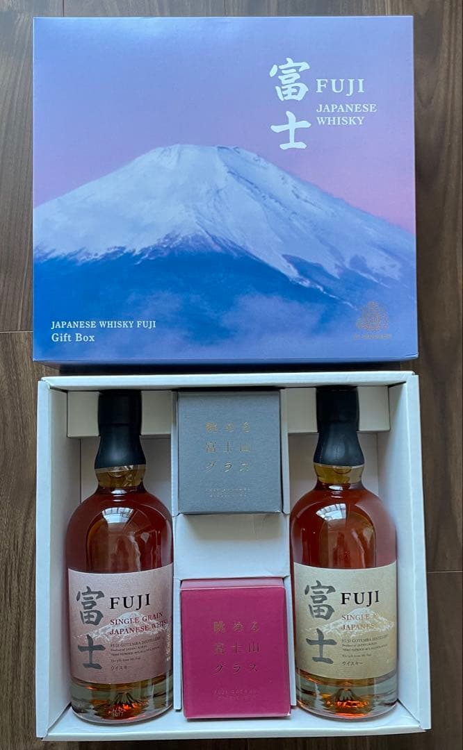 キリン ジャパニーズウイスキー 富士グラス付き 化粧箱入り（贈答品に最適です）