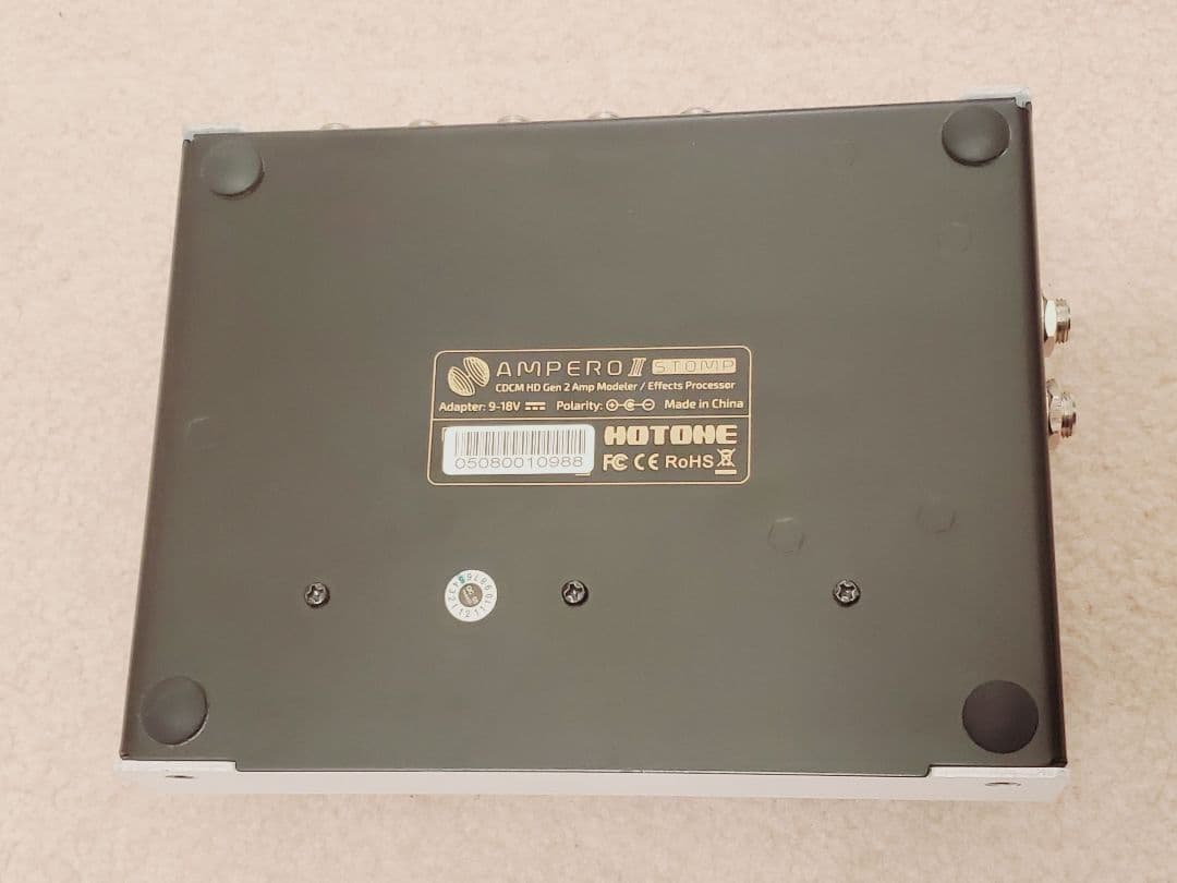 美品★HOTONE AMPERO II STOMP 変換プラグ付き
