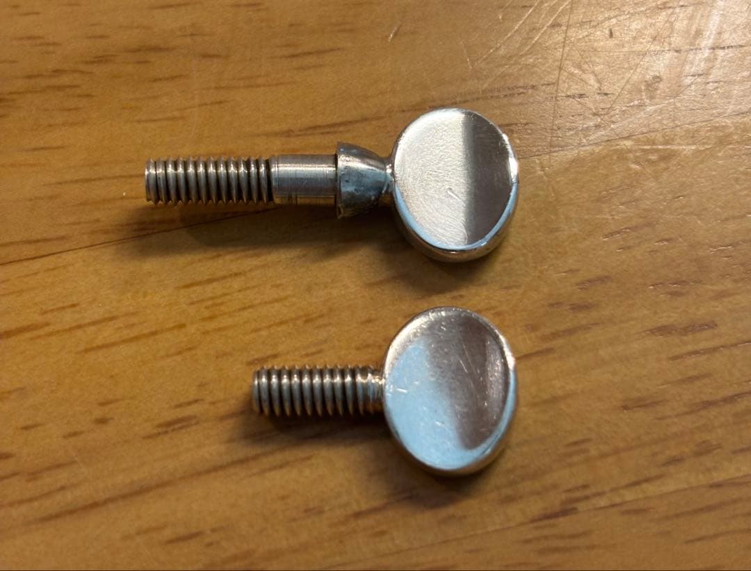 WOODSTONE 純銀ネックスクリュー & ライヤースクリュー（2本セット）