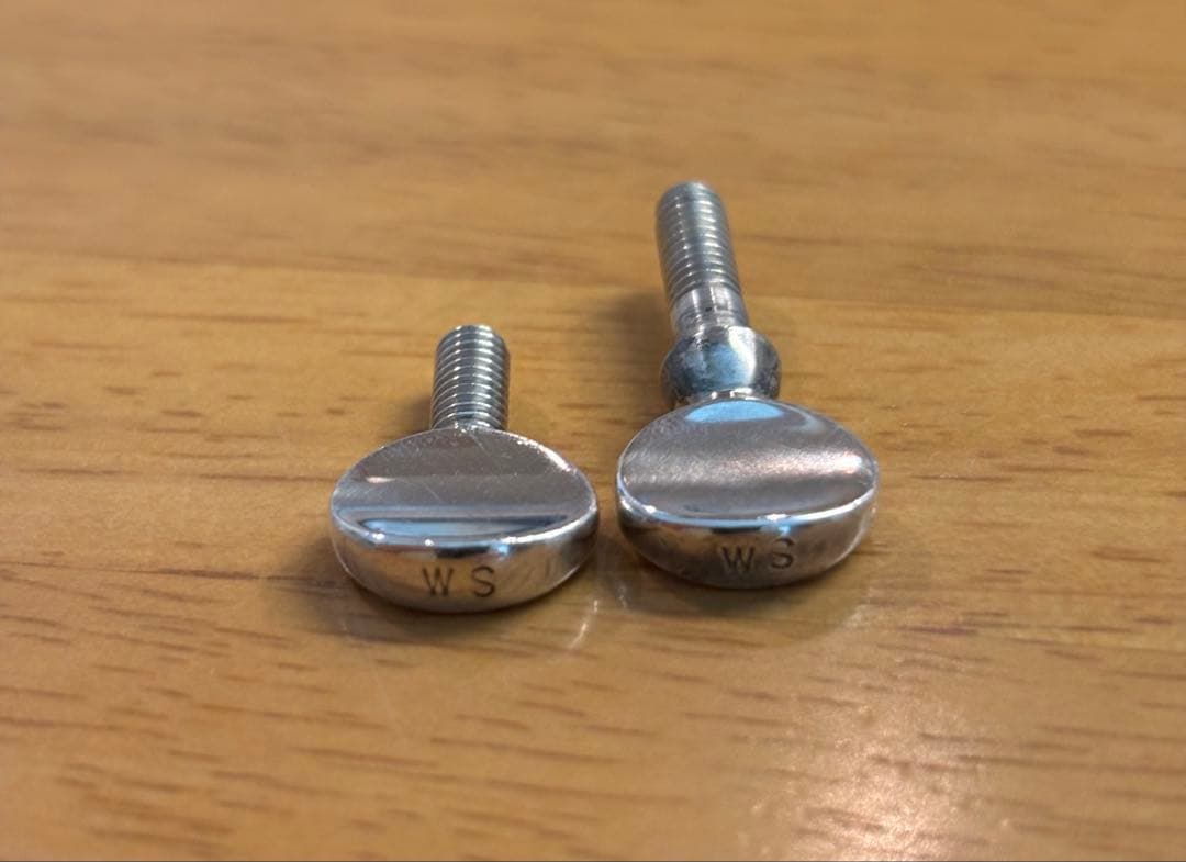 WOODSTONE 純銀ネックスクリュー & ライヤースクリュー（2本セット）