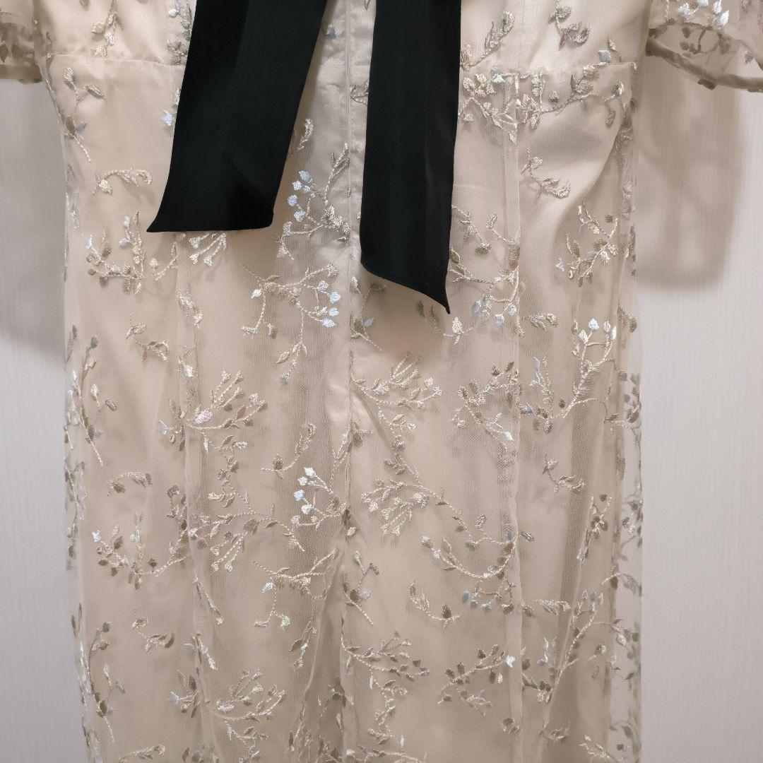 2025年新作 セルフォード 38 バックリボンスモールフラワードレス　308