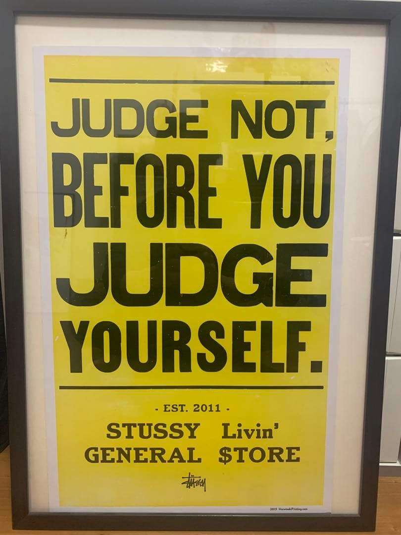 ussy livin' general store ポスター　ステューシー