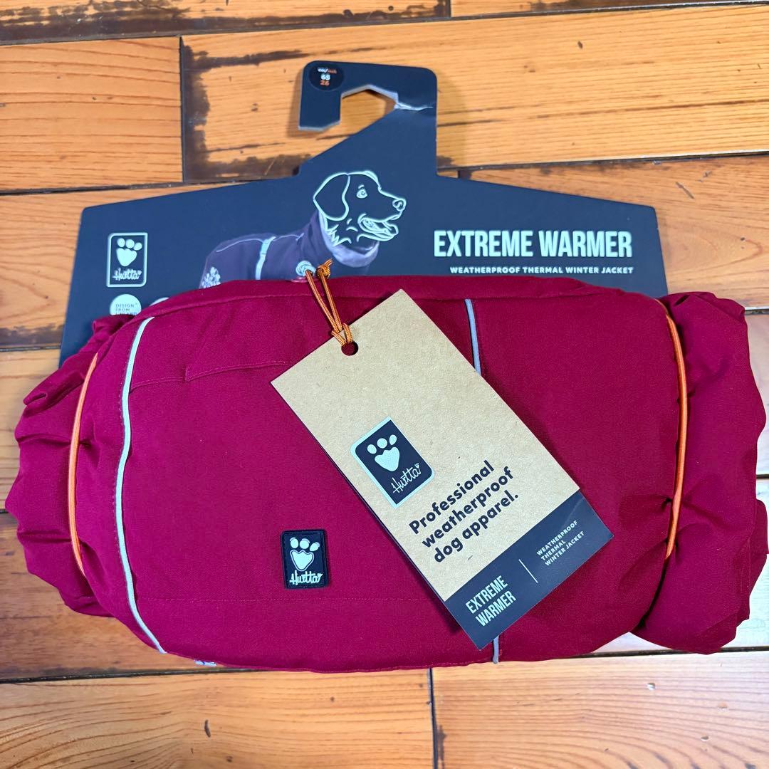 Hurtta Extreme Warmer ジャケット 赤　フルッタ　大型犬服