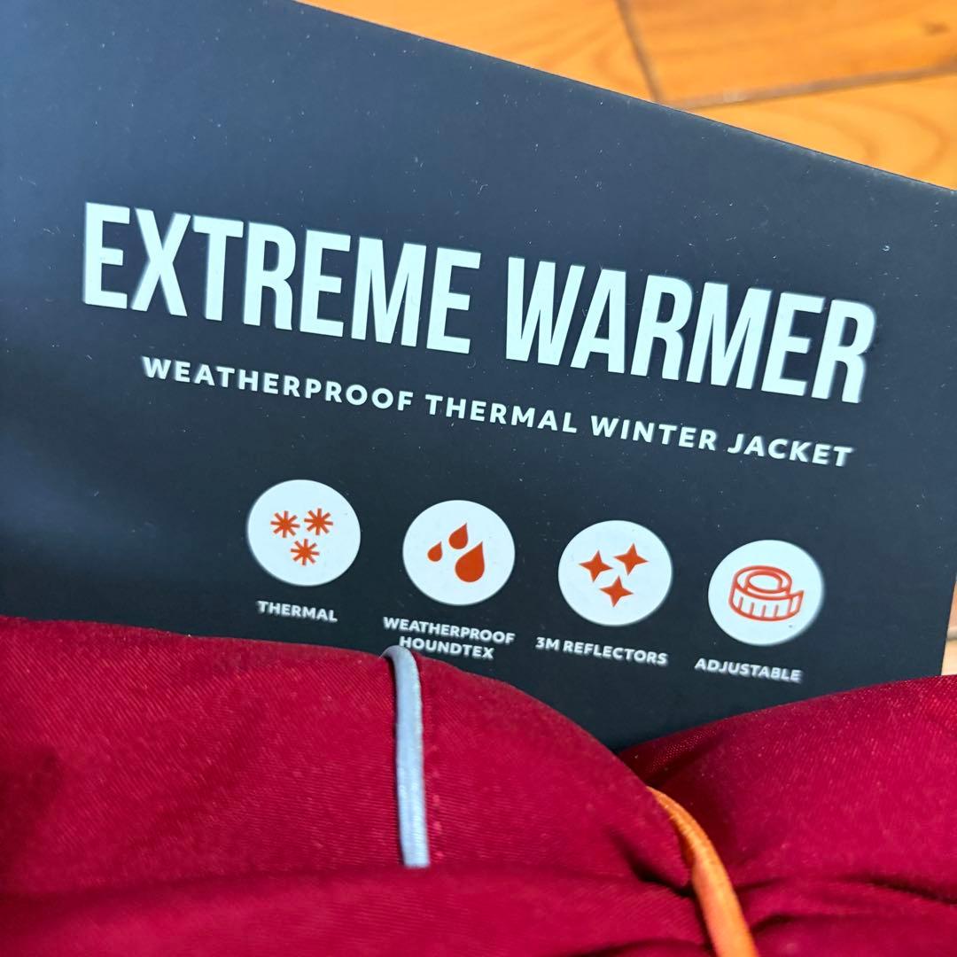 Hurtta Extreme Warmer ジャケット 赤　フルッタ　大型犬服