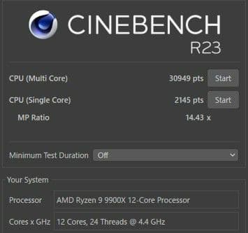CPU AMD Ryzen 9 9900X
