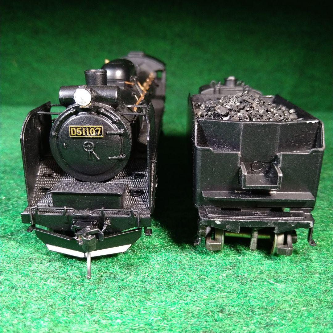 HOゲージ 　D51 金属アダチ完成品追加工