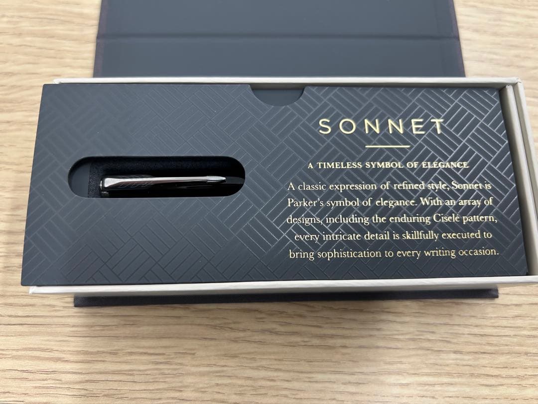 パーカー ソネット 万年筆 18金 ペン先 ブラック