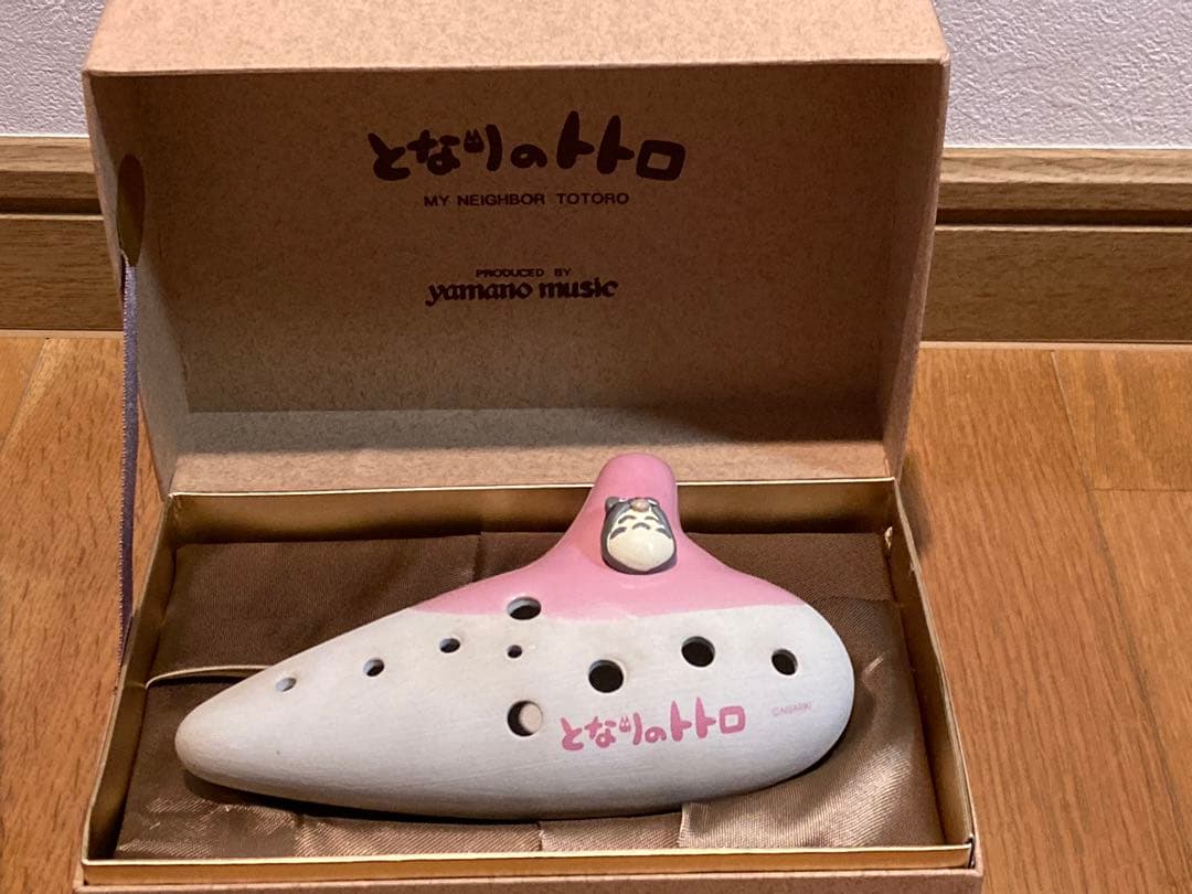 トトロの土笛(ピンク) オカリナ となりのトトロ誕生10周年記念 レトロ