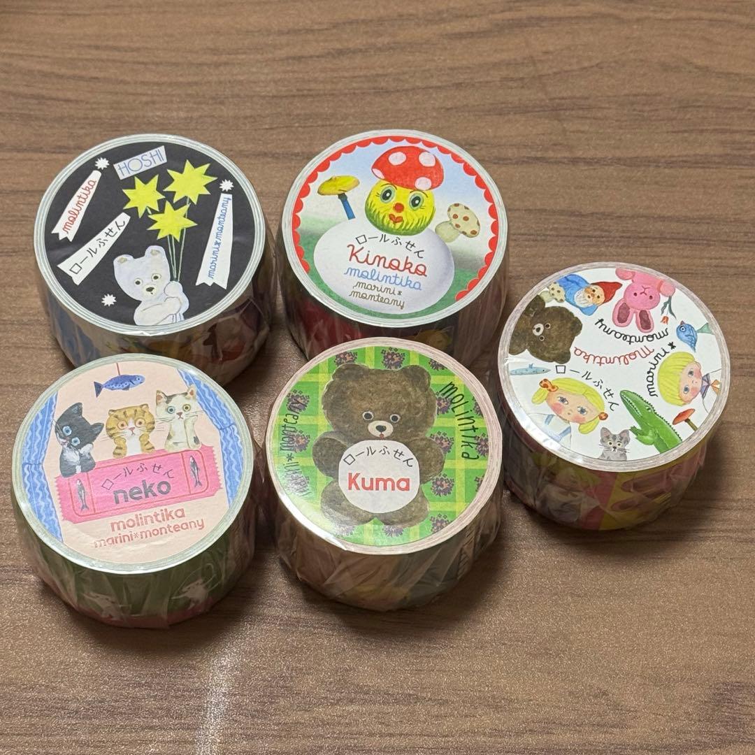 Molitika ロールふせん 5点セット