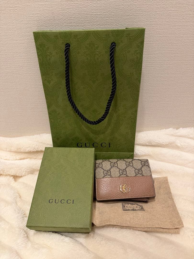 【お値下中】✨GUCCI GGスプリーム×マーモント カードケース ウォレット