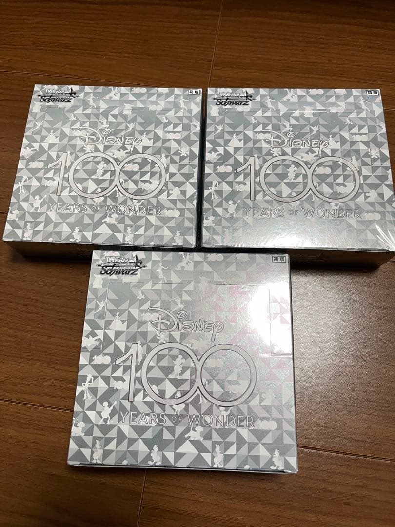 ヴァイスシュバルツ　ディズニー100 シュリンク付き　3BOX