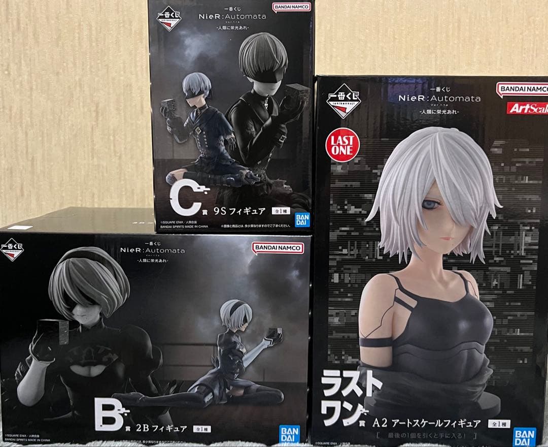 一番くじ NieR:Automata B賞 C賞D賞ラストワンフィギュア　ニーア