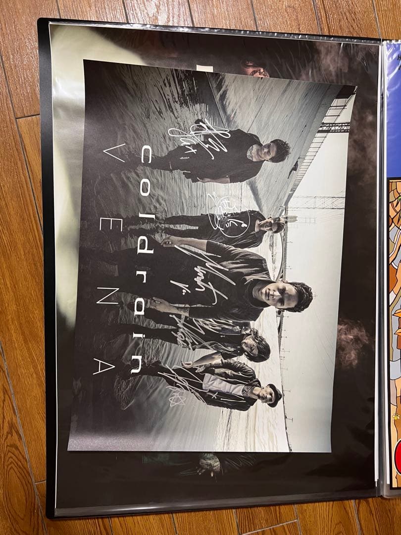 coldrain 直筆サイン入りポスター