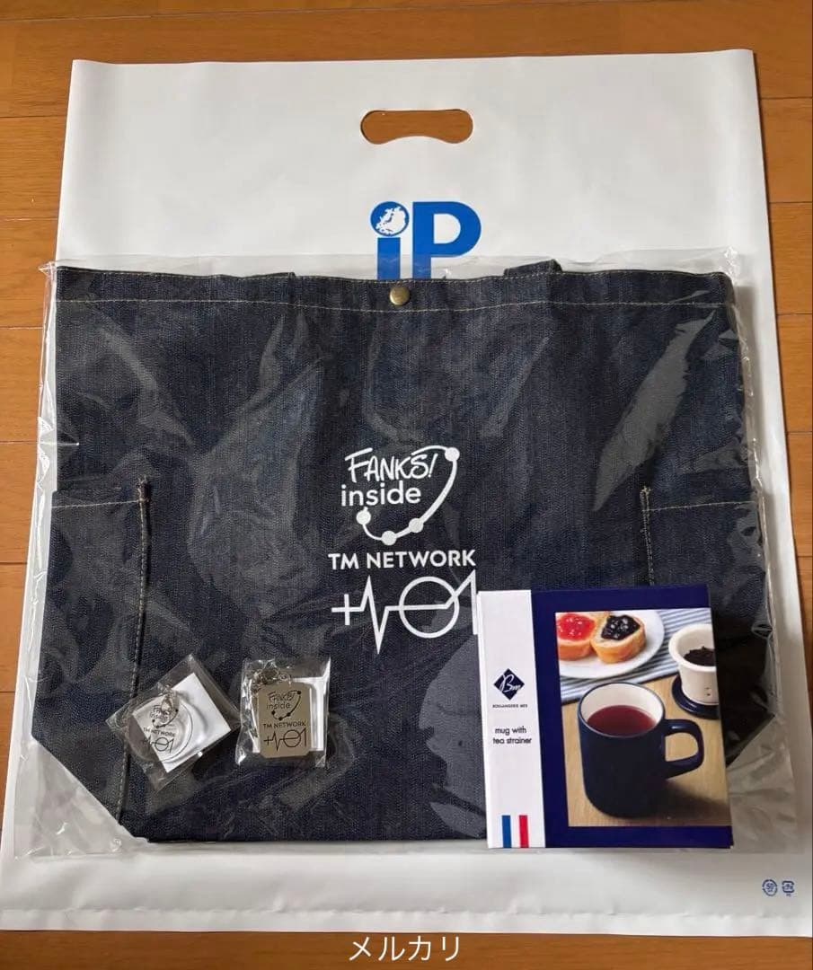 tm network タワーレコード4種デニムトートバッグ他tmnetwork