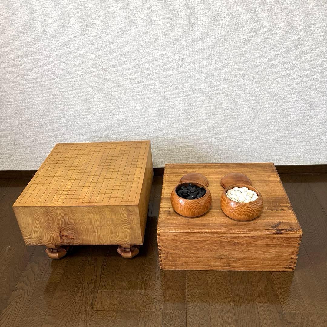【良品】囲碁 碁盤 碁石 セット