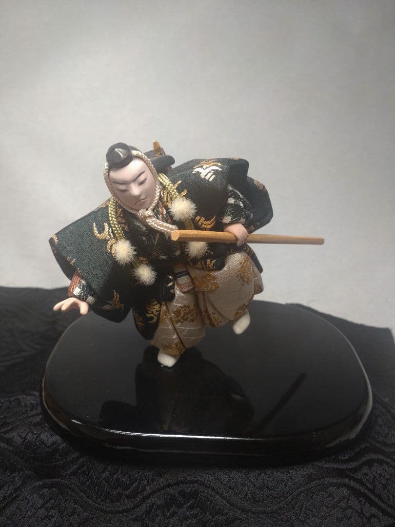 【名品】六法弁慶　木目込人形