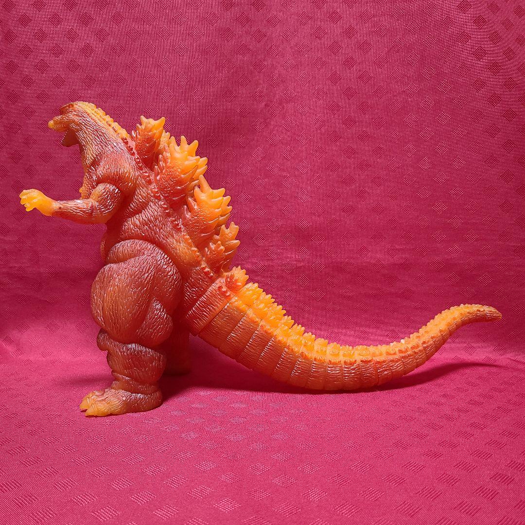 【ジャンク】 バンダイ 劇場限定 バーニングゴジラ 1995 ソフビ