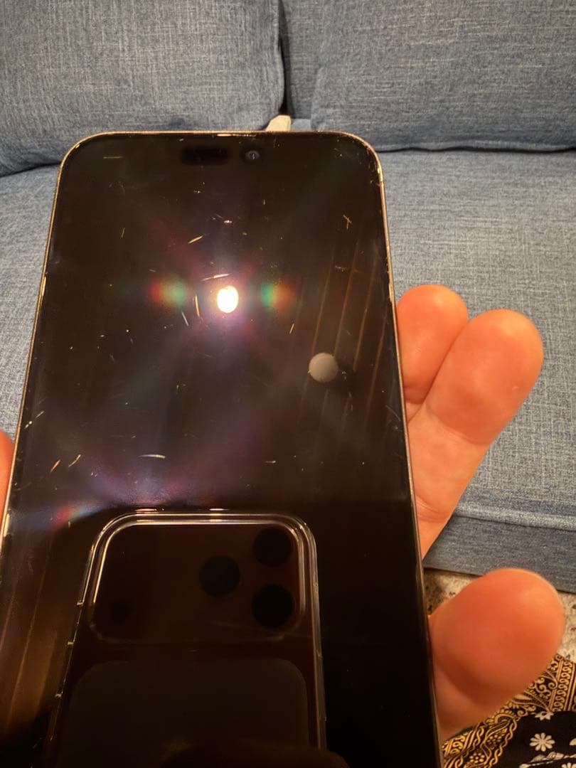 iPhone 15 promax ブルーチタニウム