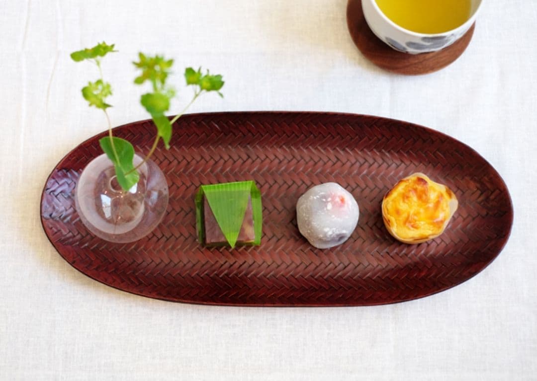 井上らんたい漆器 久留米 伝統工芸品 フランスパン皿 （大）