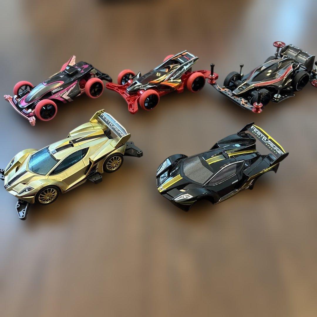 ミニ四駆 引退セット モーターならし機 ケース付き