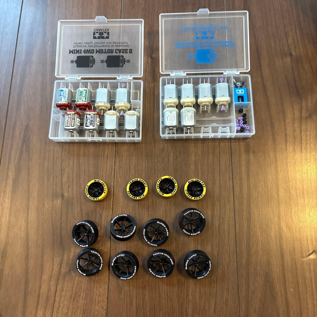 ミニ四駆 引退セット モーターならし機 ケース付き