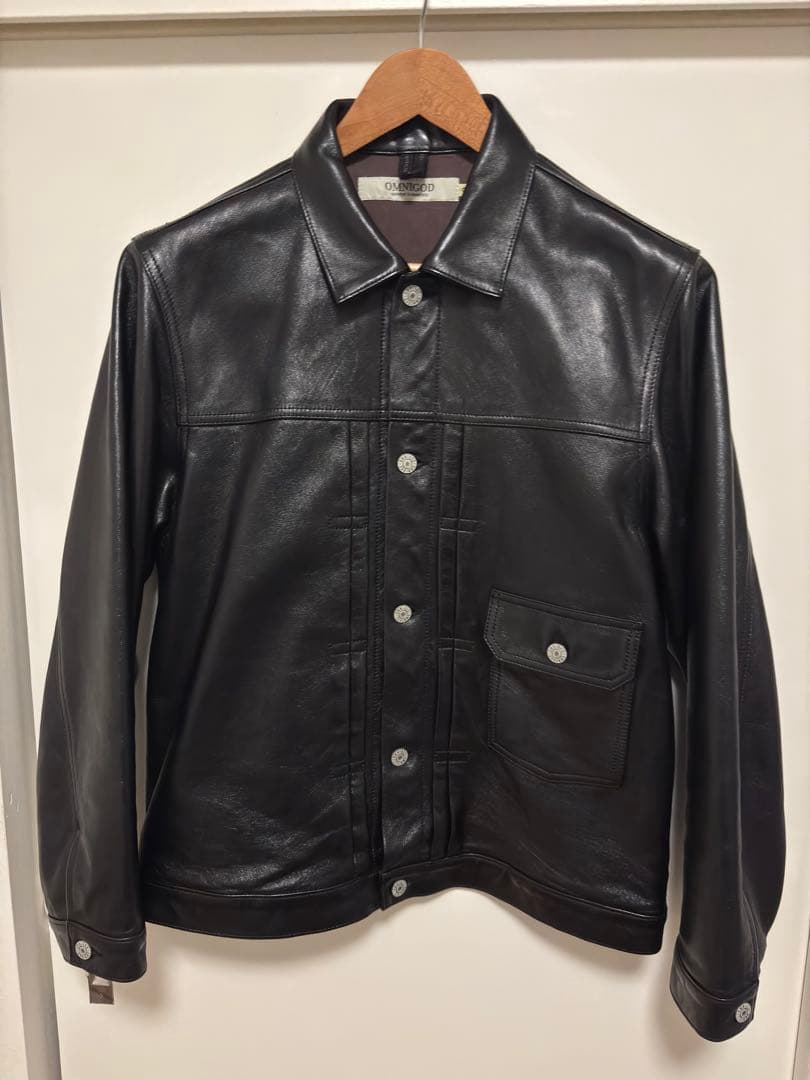 【美品】OMNIGOD 1stタイプ ラムレザージャケット