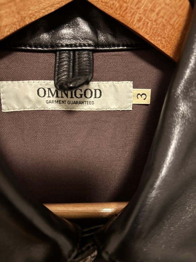 【美品】OMNIGOD 1stタイプ ラムレザージャケット
