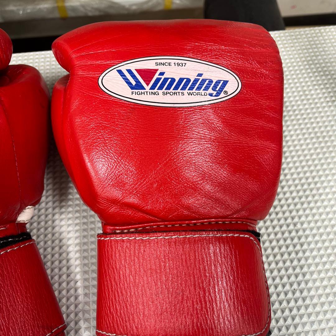 Winning ボクシンググローブ 赤 8オンス