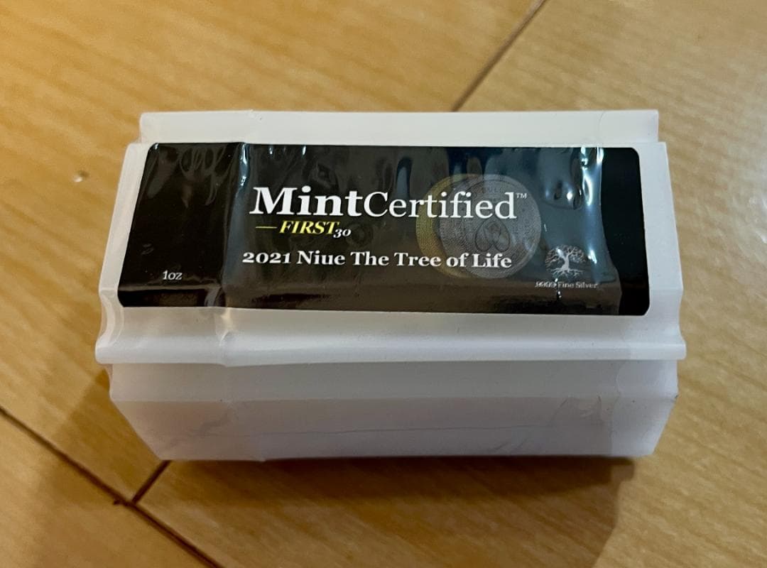 2021年 ニュージーランド 銀貨 エリザベス2世 ニウエ カプセル入