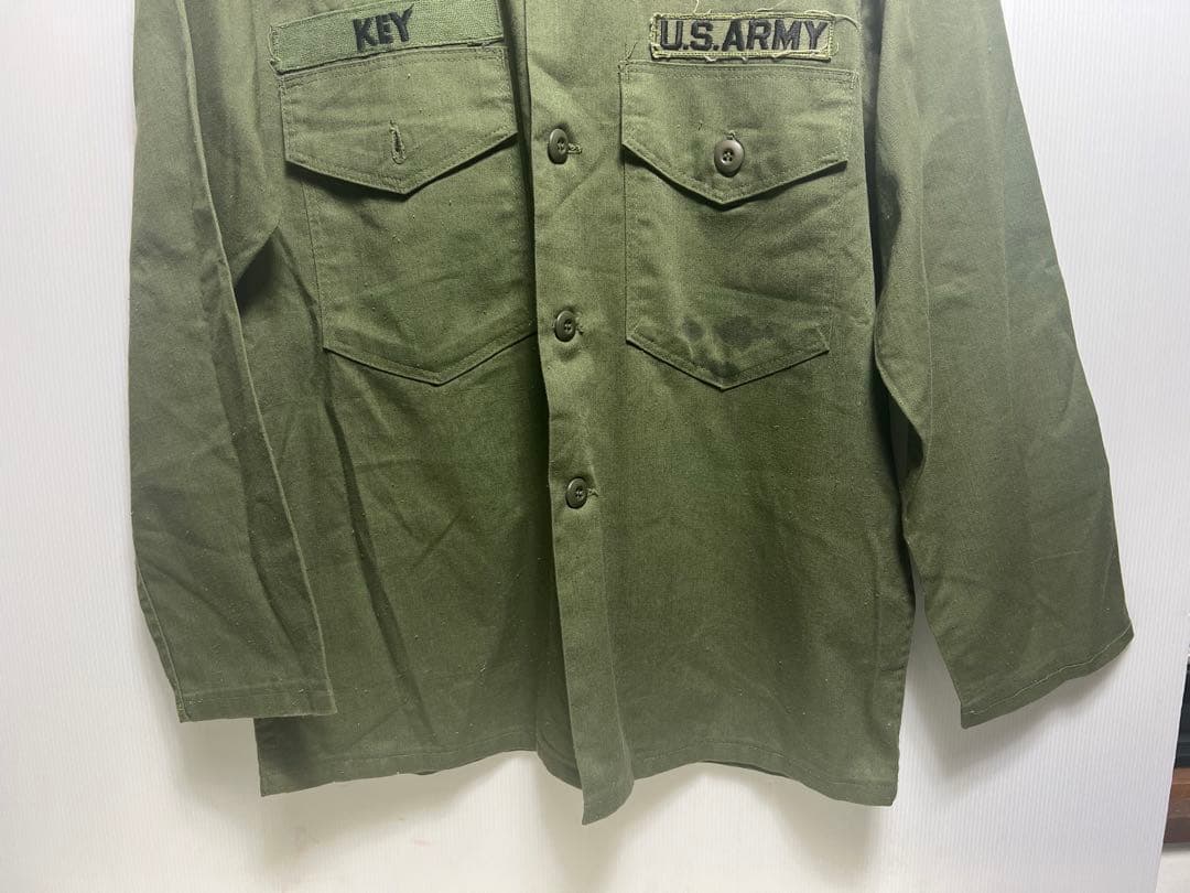 ミリタリーUS OG-107ユーティリティシャツ 60年代