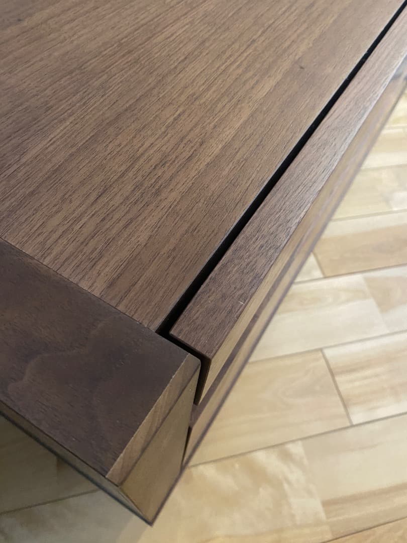 【美品】ウォールナット無垢材 関家具 テレビ台 150cm 引き出し付き