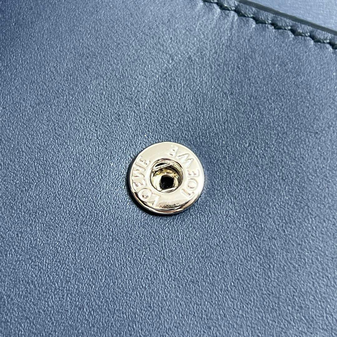 ✨極美品✨ LOEWE ロエベ バイフォールド　ウォレット　サテンカーフ