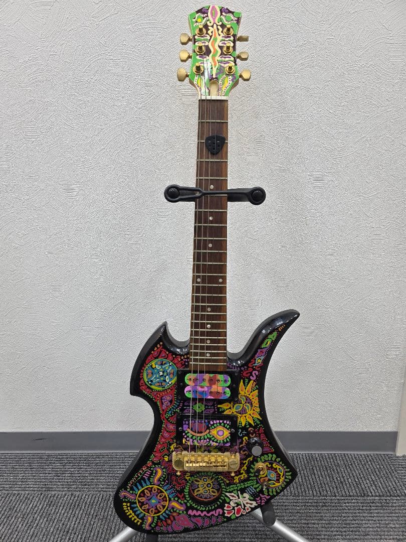 X JAPAN hide FERNANDES ミニギター アンプ内蔵　サイケ