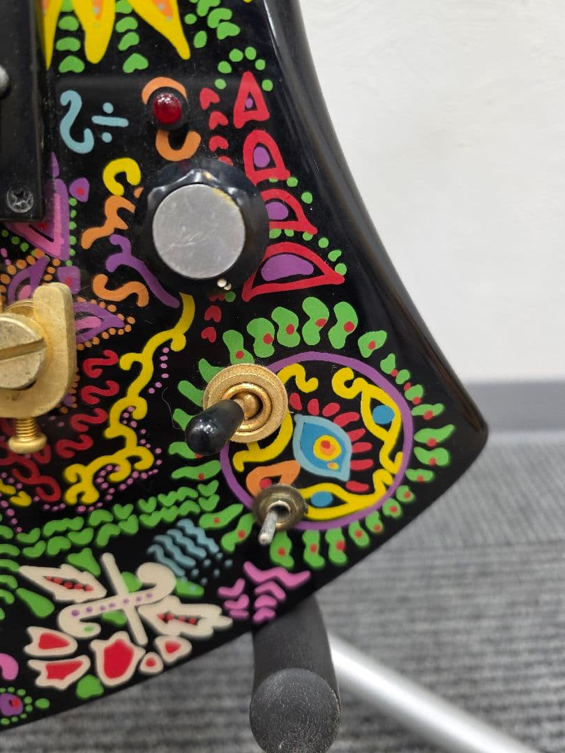 X JAPAN hide FERNANDES ミニギター アンプ内蔵　サイケ