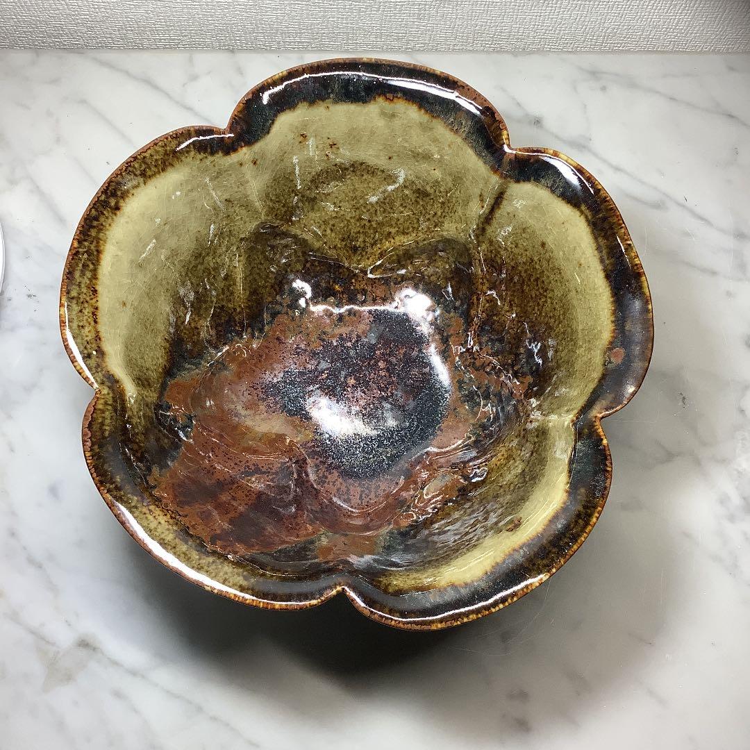 「お値下げ」九谷焼　中村翠恒作　梅型　鉢