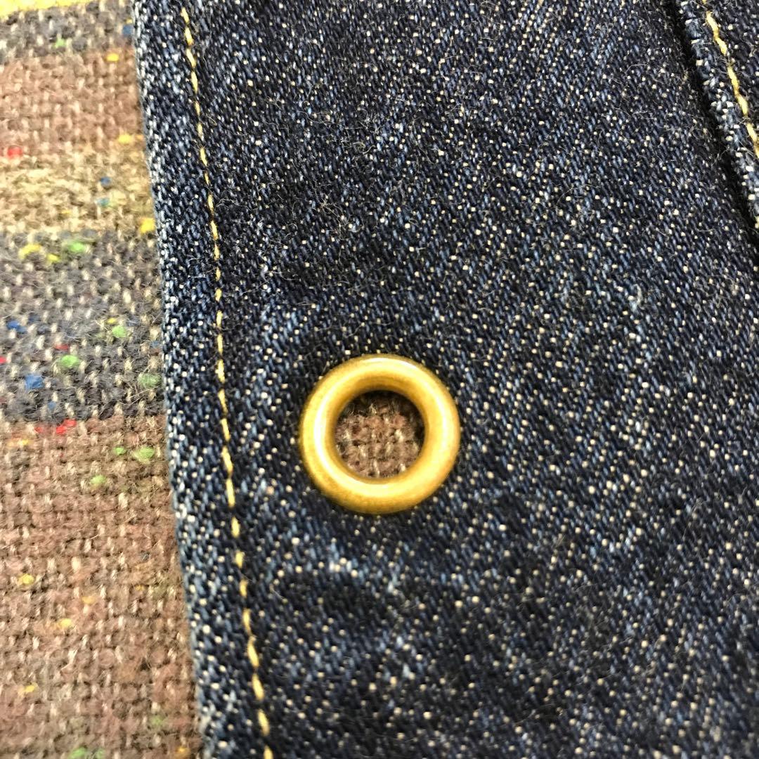 ブランド古着！日本製 orSlow オアスロウ リバーシブル デニム ベスト