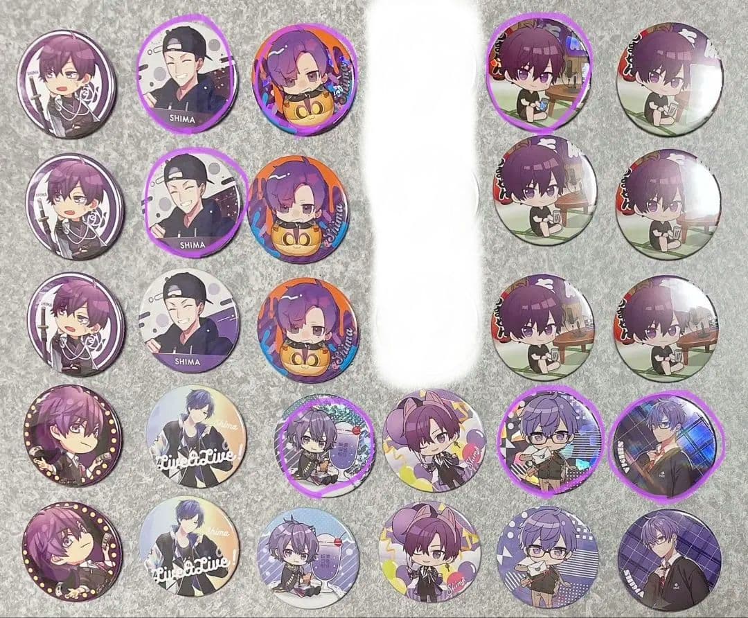 志麻　缶バッチ