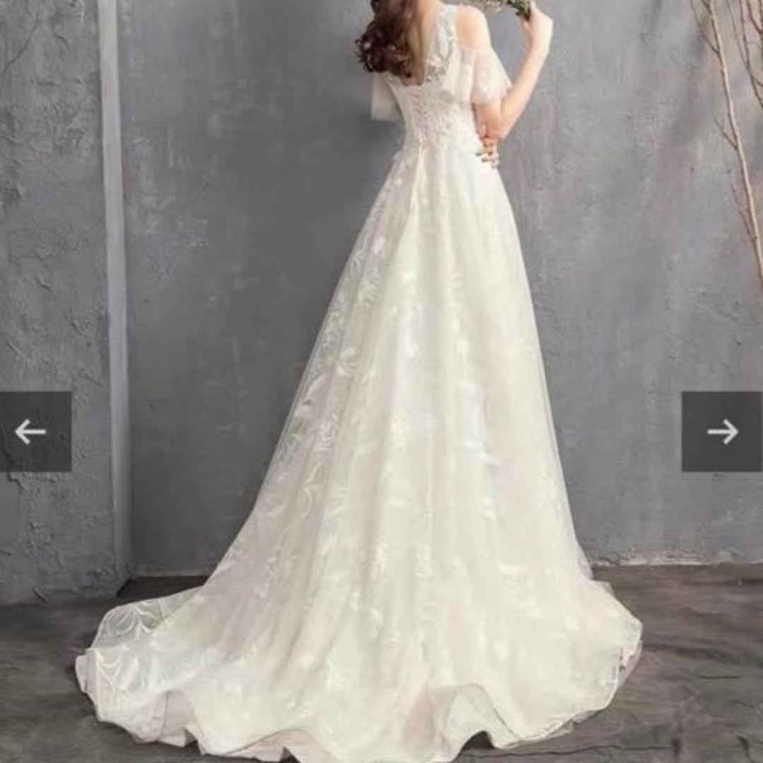 ウエディングドレス　Aライン