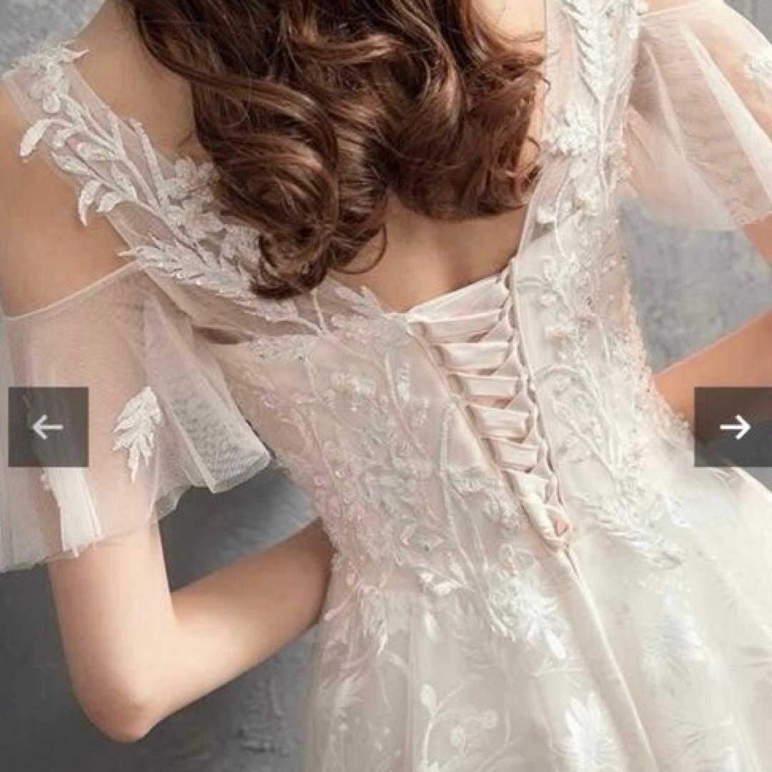 ウエディングドレス　Aライン