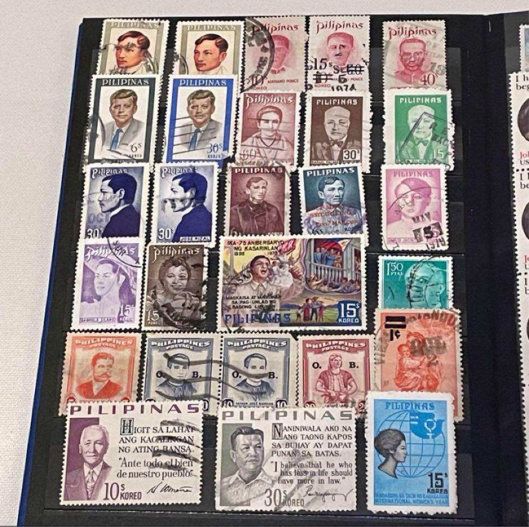 切手　外国　1冊291枚まとめ売り　切手コレクションアルバム