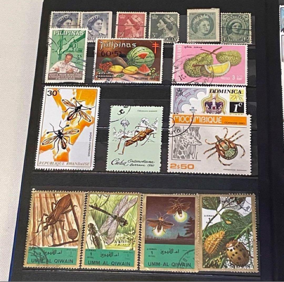 切手　外国　1冊291枚まとめ売り　切手コレクションアルバム